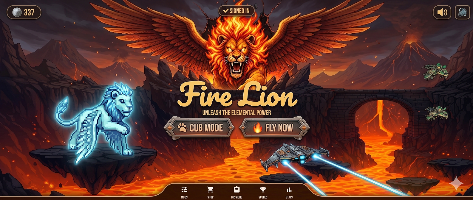 Fire Lion — A shipped game, built solo with AI